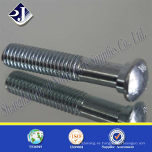 Tornillo de pista revestido de zinc Grade8.8